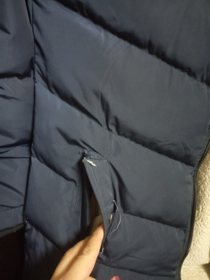 Kürk Detaylı Lacivert çocuk Kışlık Mont - Görsel 4