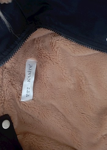 Siyah Kürklü Kapüşonlu Midi Kadın Ceket - Görsel 4