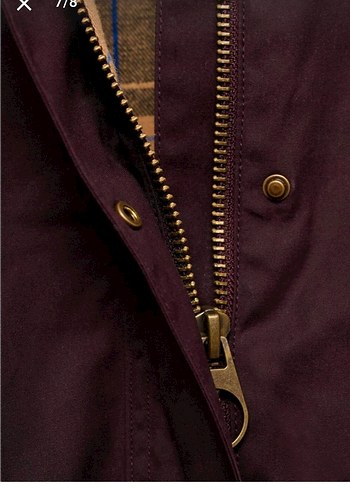 Mango Bordo Kadın Parka - Görsel 5