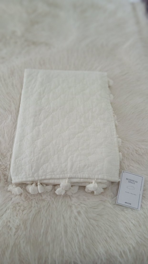 H&M Kapitone Tek Kişilik Yatak Örtüsü - Görsel 4