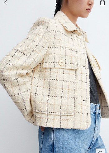 Mango Tüvit Ceket - Görsel 4