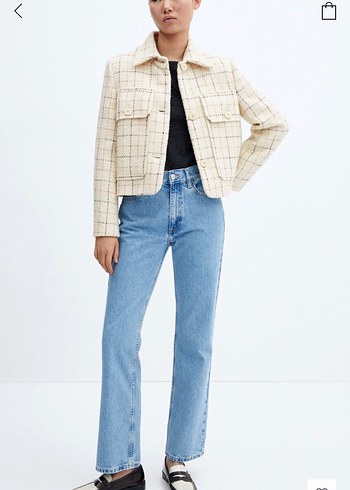 Mango Tüvit Ceket - Görsel 7