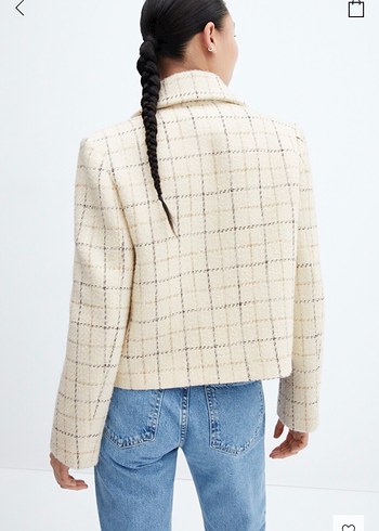 Mango Tüvit Ceket - Görsel 5