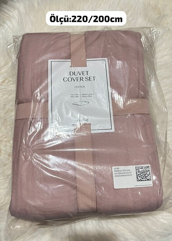 H&M Çift Kişilik Muslin Nevresim Takımı - Görsel 5