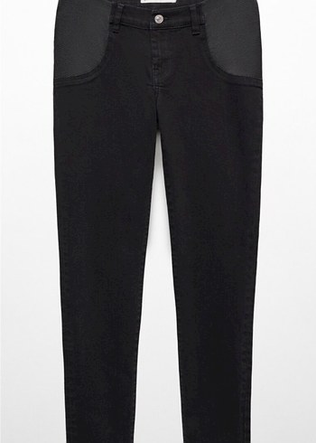 Mango Siyah Denim Hamile Skinny Jean - Görsel 5
