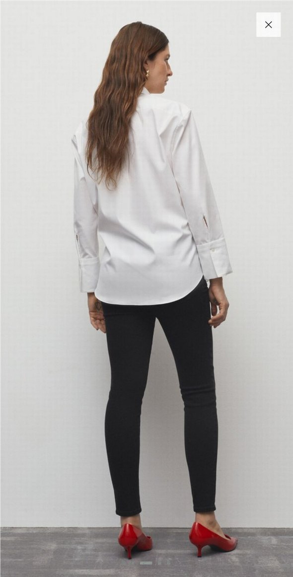 Mango Siyah Denim Hamile Skinny Jean - Görsel 4