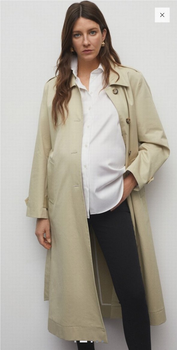 Mango Siyah Denim Hamile Skinny Jean - Görsel 2