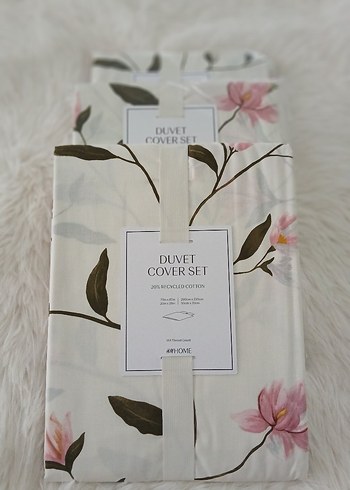 H&M Kişilik Pamuklu Çiçek Desenli Nevresim Seti - Görsel 4