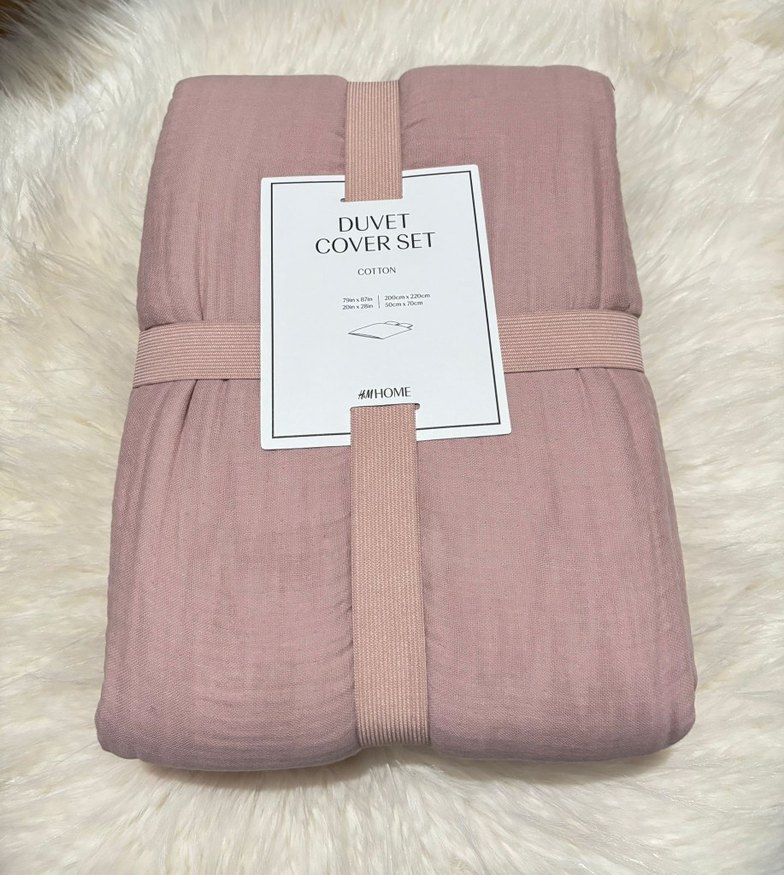 H&M Çift Kişilik Muslin Nevresim Takımı - Görsel 4