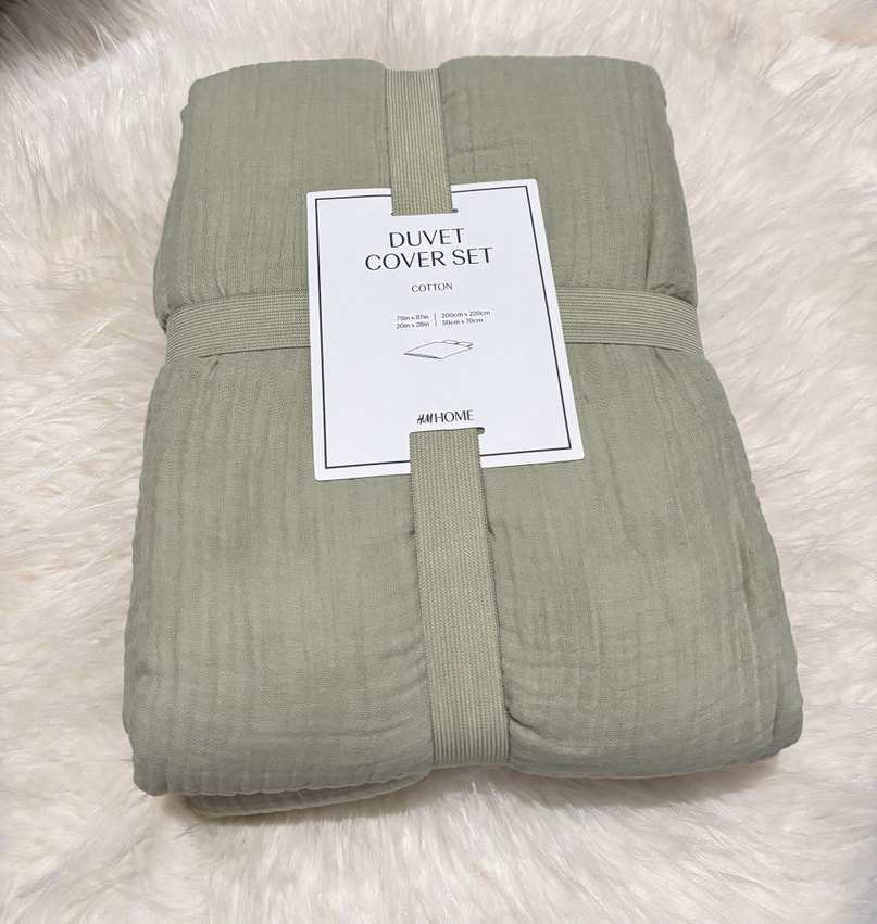 H&M Çift Kişilik Muslin Nevresim Takımı - Görsel 2