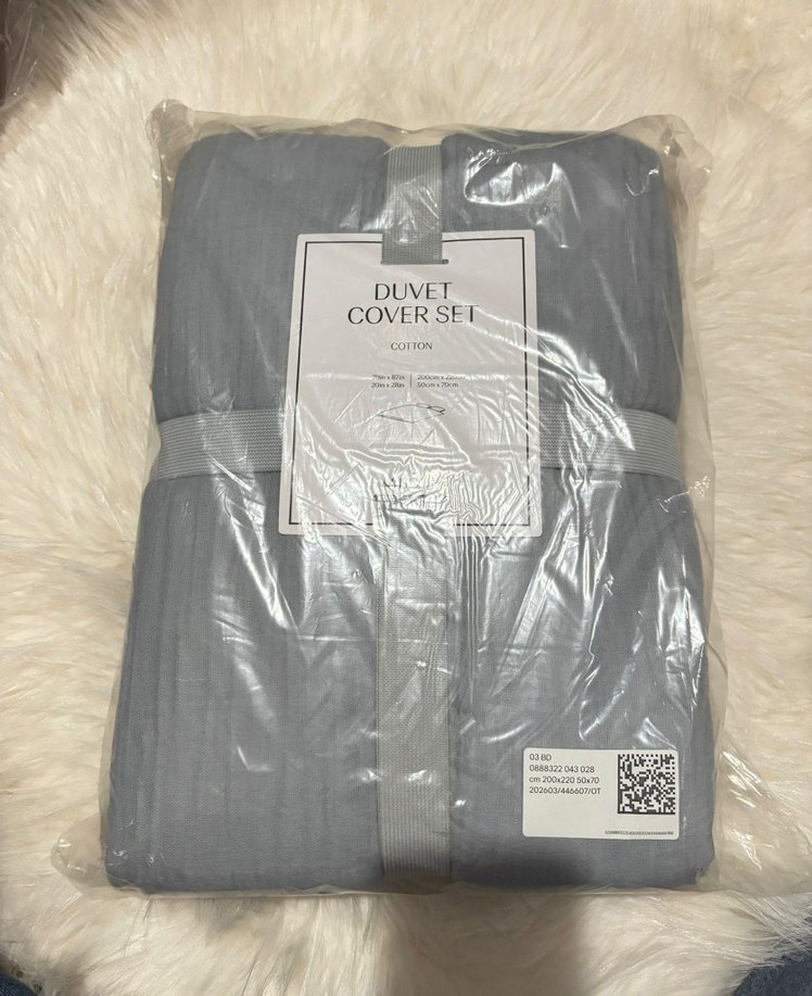 H&M Çift Kişilik Muslin Nevresim Takımı - Görsel 5