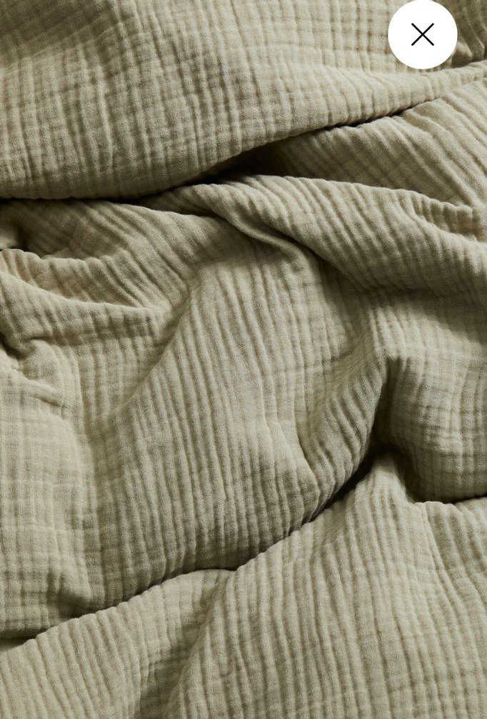 H&M Çift Kişilik Muslin Nevresim Takımı - Görsel 2