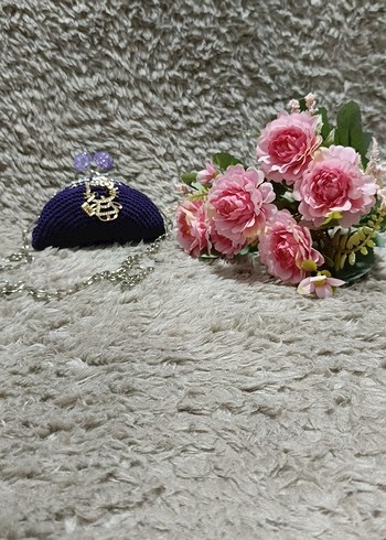 Mor Örgü Kadın Çanta - Görsel 3