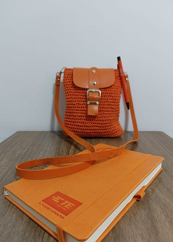 Bohem Tarz Örgü Kadın Çapraz Çanta - Görsel 4