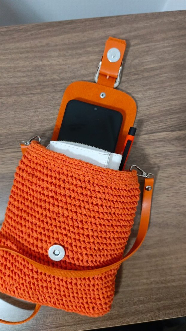 Bohem Tarz Örgü Kadın Çapraz Çanta - Görsel 2