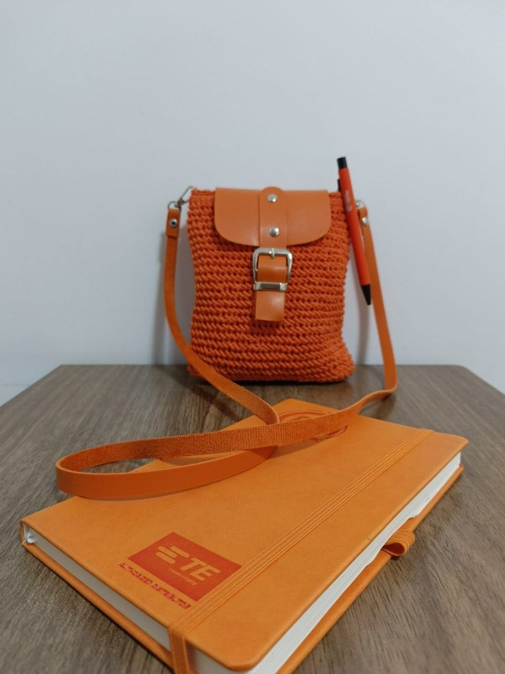 Bohem Tarz Örgü Kadın Çapraz Çanta - Görsel 4