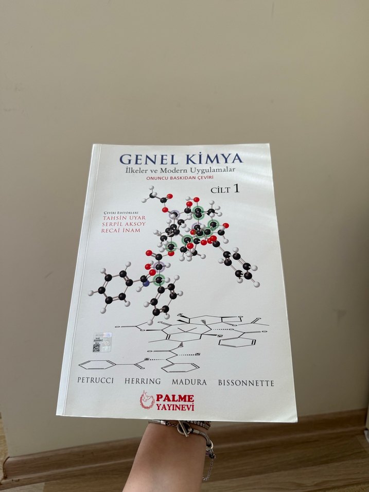 Palme Yayınevi Genel Kimya Cilt 1 Kitabı - Görsel 2