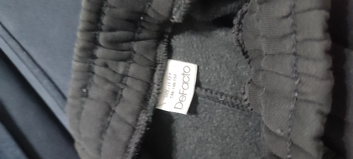 siyah çocuk eşofman iyi durmuda - Görsel 2