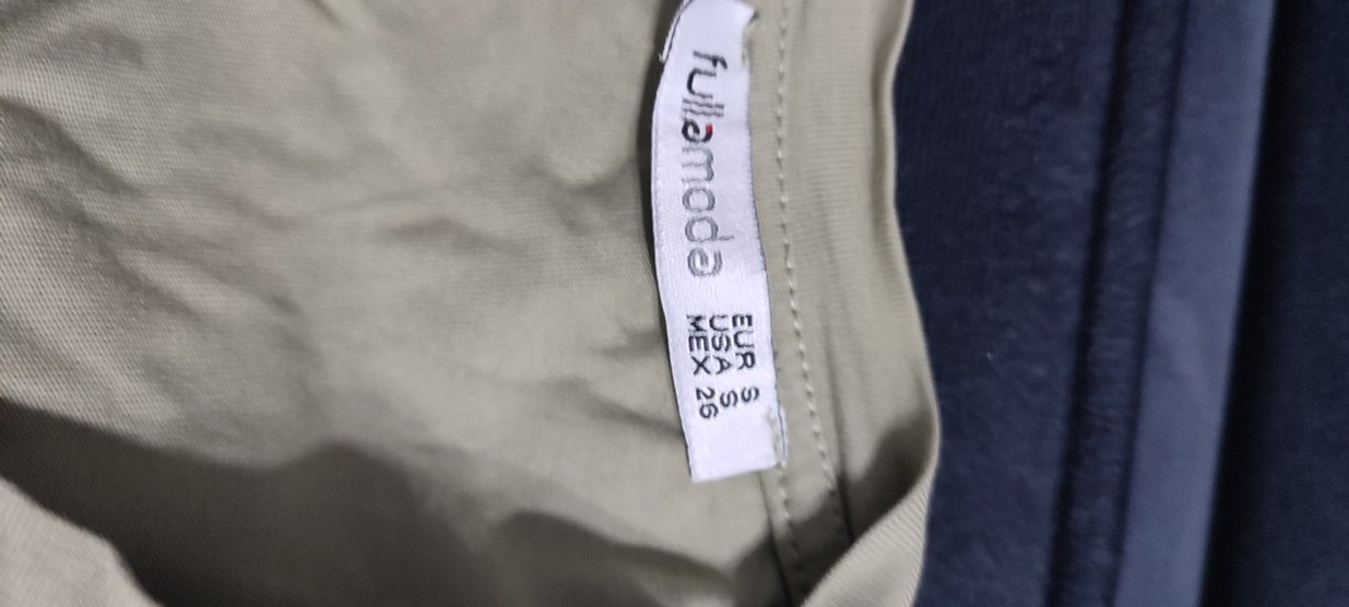 kız  Çocuk Keten Kısa Kollu Tişört - Görsel 2