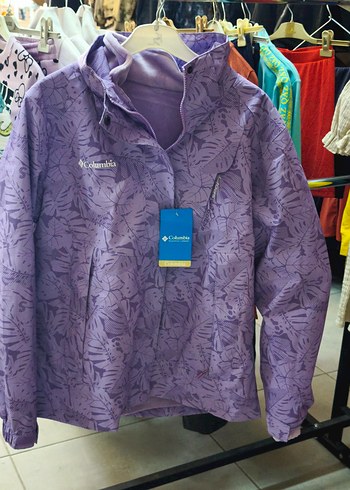 Columbia Mor Baskılı Fermuarlı Kadın Ceket - Görsel 2