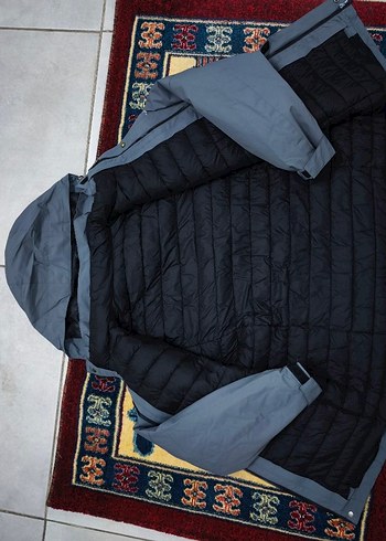 Gri Erkek Streetwear mont  Rahat Kesim - Görsel 3