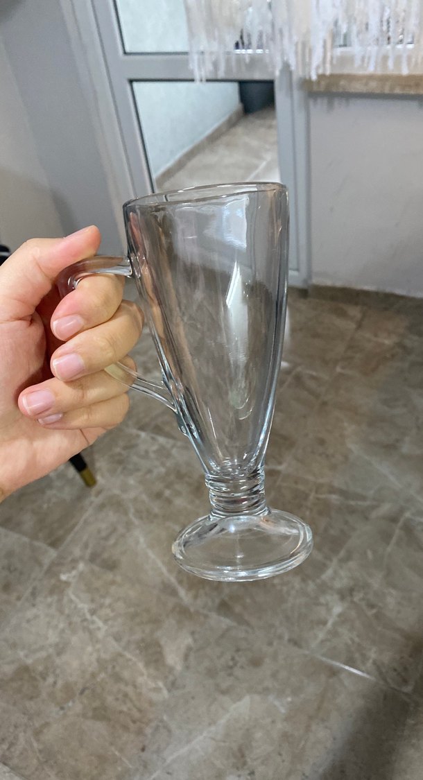 Şeffaf Cam Latte bardağı 6lı 200 — görsel 2/3