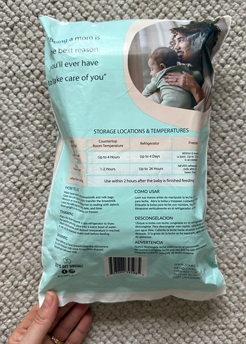 Zomee 100'lü Süt Saklama Poşeti 240ml - Görsel 4