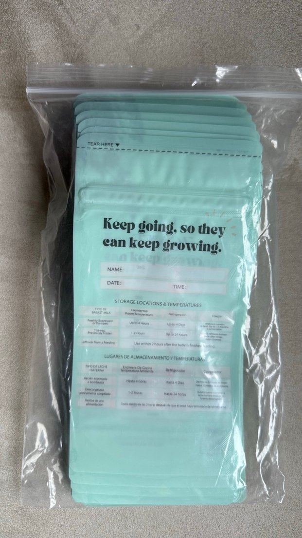 Zomee 100'lü Süt Saklama Poşeti 240ml - Görsel 5