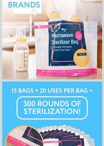 Impresa Biberon Sterilizasyon Poşeti - Görsel 2