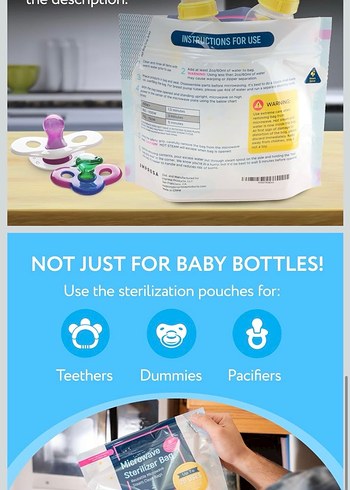 Impresa Biberon Sterilizasyon Poşeti - Görsel 4