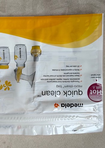 Medela Quick Clean Biberon Sterilizasyon Poşeti - Görsel 2