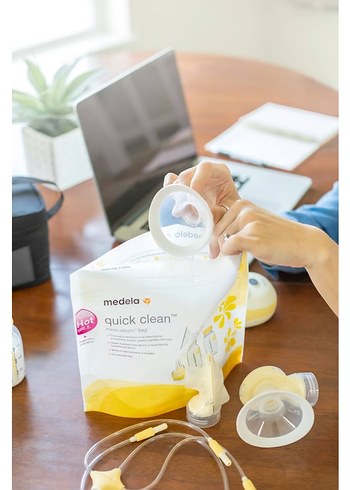 Medela Quick Clean Biberon Sterilizasyon Poşeti - Görsel 3