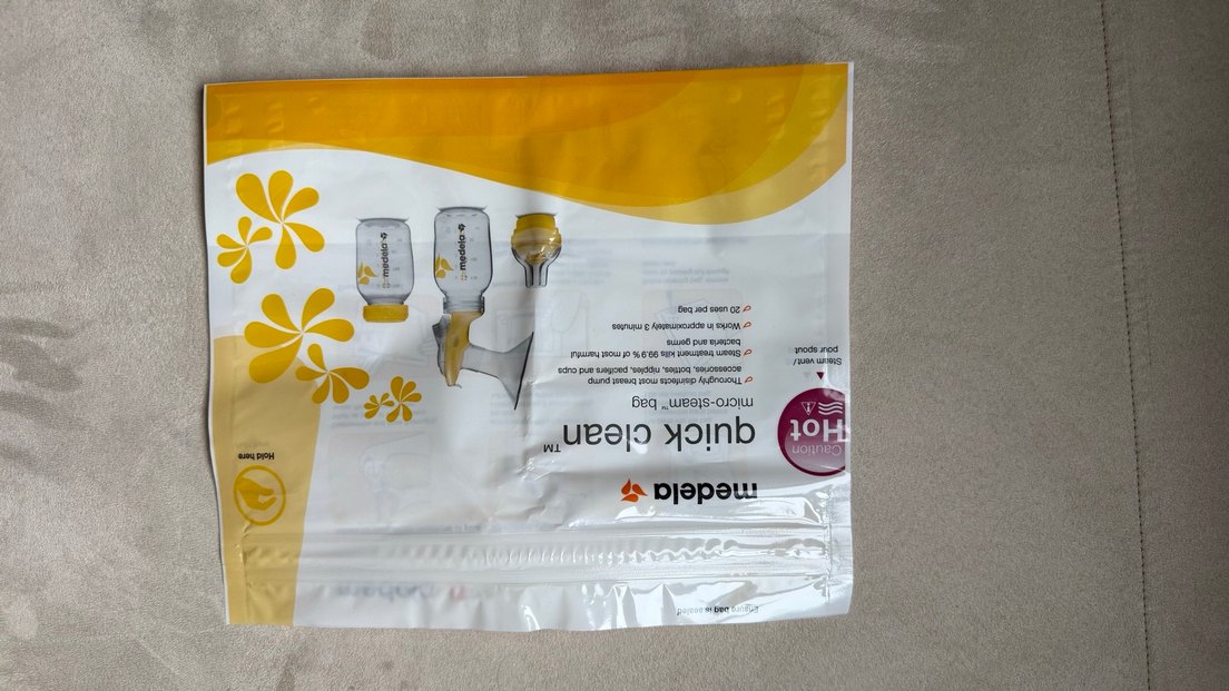 Medela Quick Clean Biberon Sterilizasyon Poşeti - Görsel 2