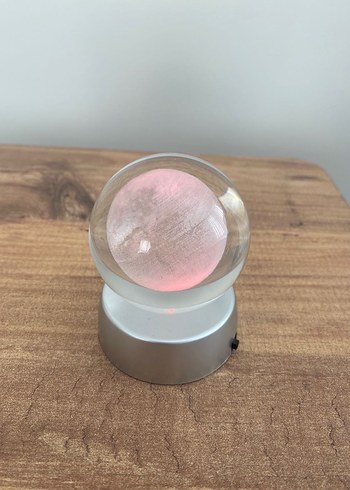 Işıklı Dekoratif Kristal Top - Görsel 2