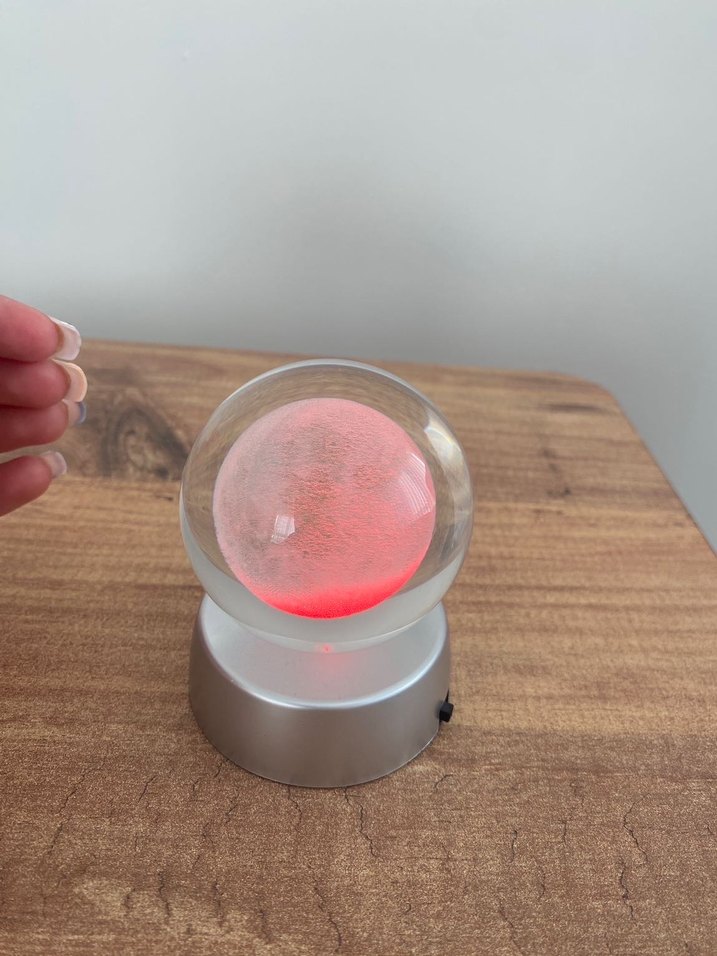 Işıklı Dekoratif Kristal Top - Görsel 3