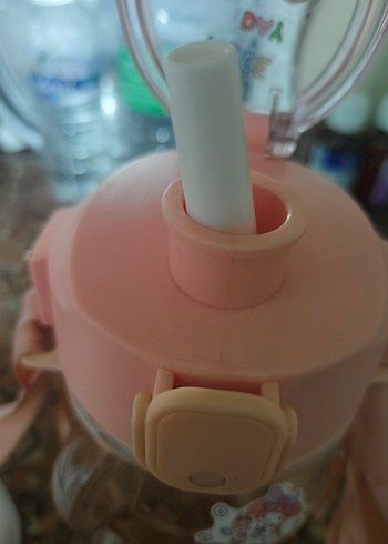 Pembe Ayıcık Desenli Çocuk Matara - Görsel 4