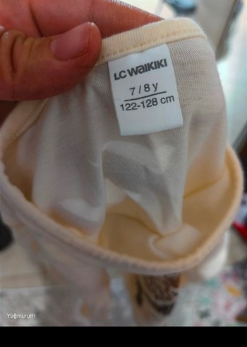 Kız Çocuk Bej Uzun Kollu Baskılı Tişört - Görsel 2