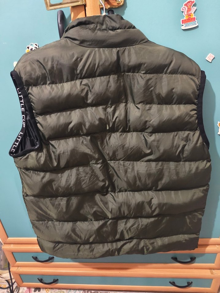 Gri Erkek Spor Yelek - Görsel 3