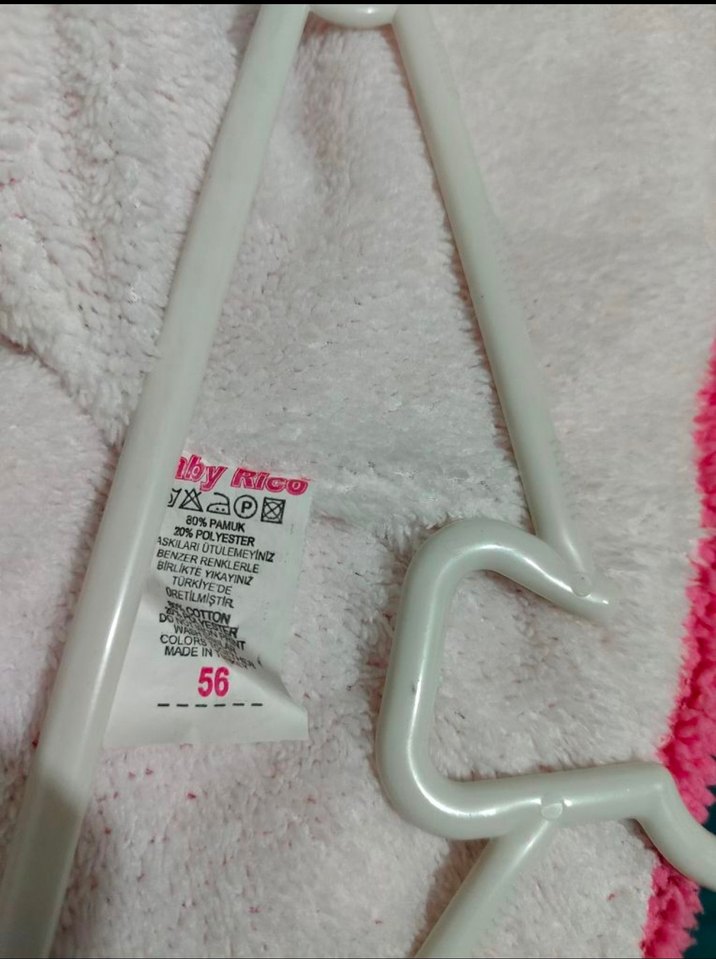 Kız Çocuk Pembe Düğmeli Yelek - Görsel 3