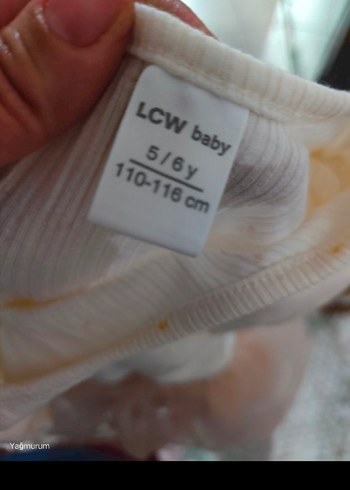 Kız Çocuk Bej Kısa Kollu Fırfırlı Elbise - Görsel 2