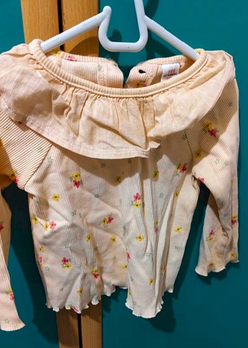 Kız Çocuk Fırfırlı Uzun Kollu Bluz - Görsel 3