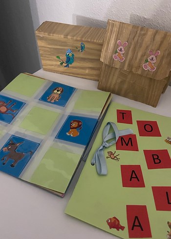 Pastel Mavi Hayvan Figürlü Çocuk Oyuncak Seti - Görsel 4