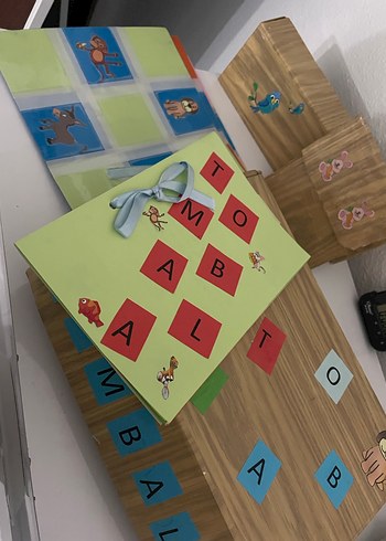 Pastel Mavi Hayvan Figürlü Çocuk Oyuncak Seti - Görsel 5