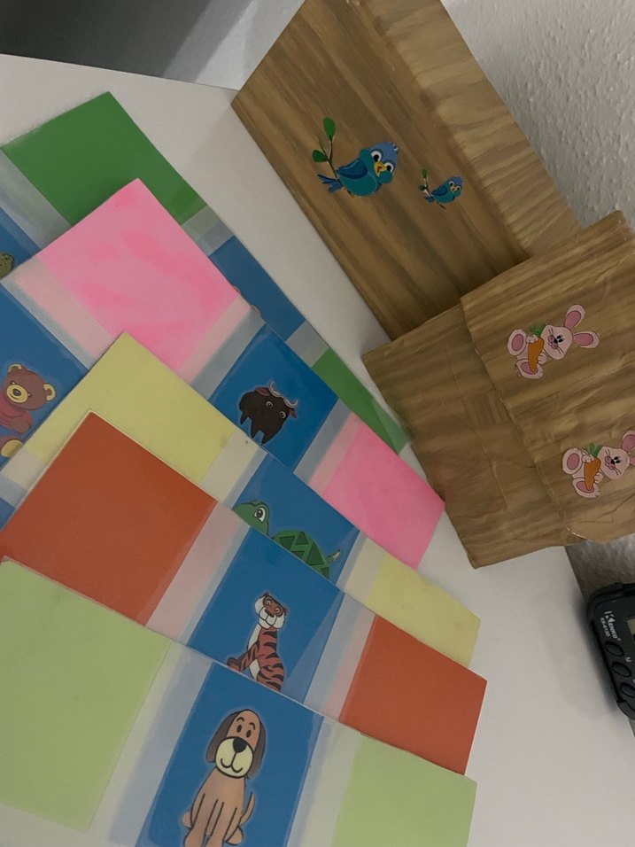 Pastel Mavi Hayvan Figürlü Çocuk Oyuncak Seti - Görsel 3