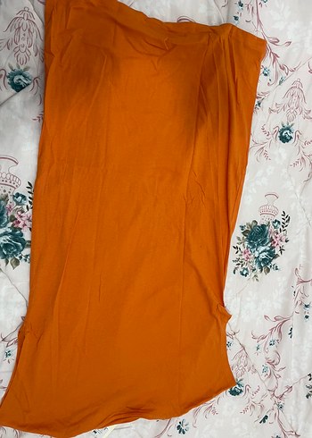 Turuncu Bohem Salaş Hamile Bluz - Görsel 2