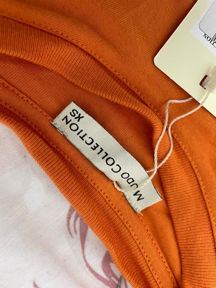 Turuncu Bohem Salaş Hamile Bluz - Görsel 3