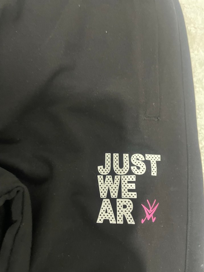 Siyah Baskılı Fermuarlı Erkek Eşofman Altı - Görsel 2