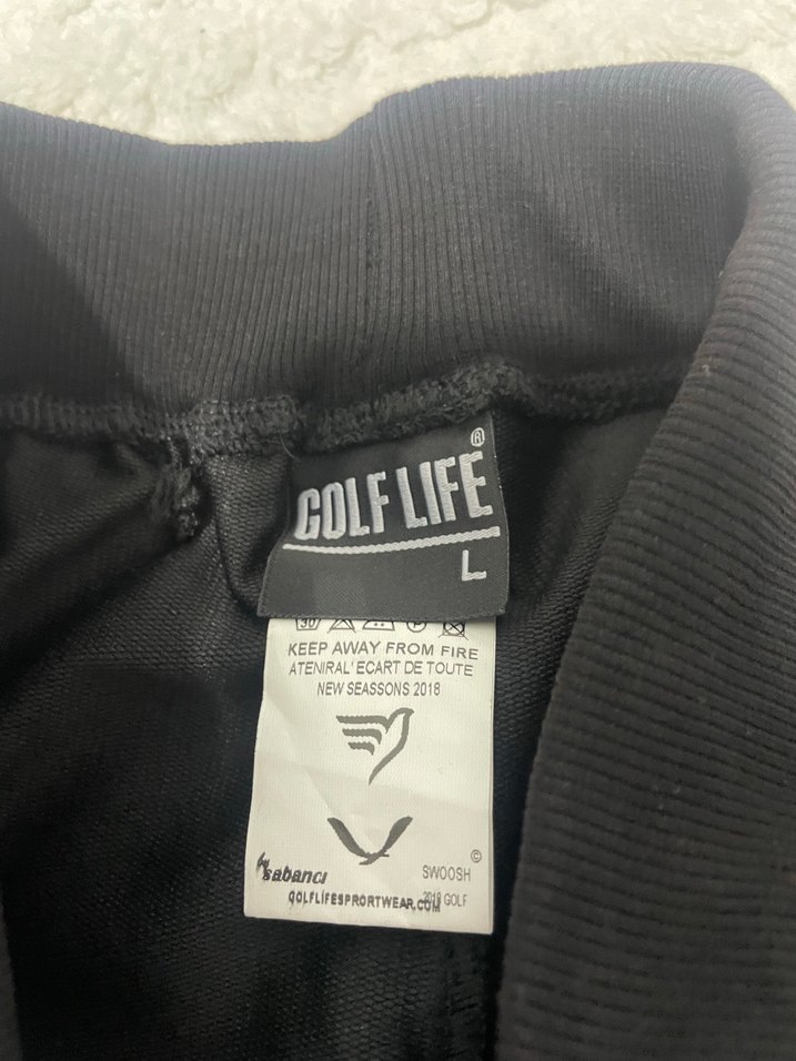 Siyah Baskılı Fermuarlı Erkek Eşofman Altı - Görsel 5