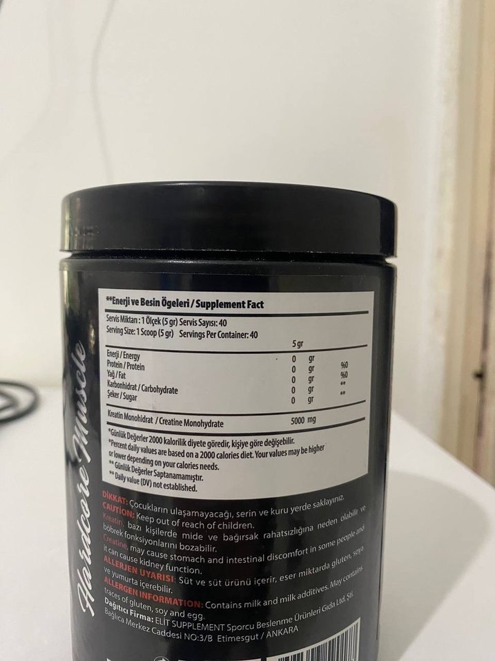 CREATİNE AROMASIZ BİLGİ İÇİN DM - Görsel 2