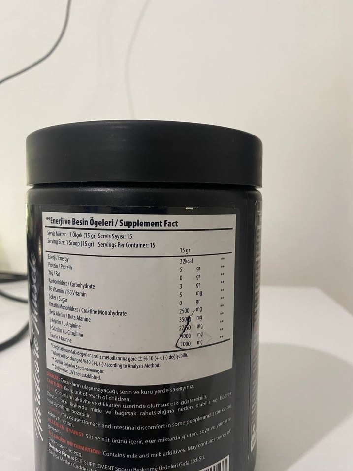 Pre-Workout  SIFIR ÜRÜN - Görsel 2